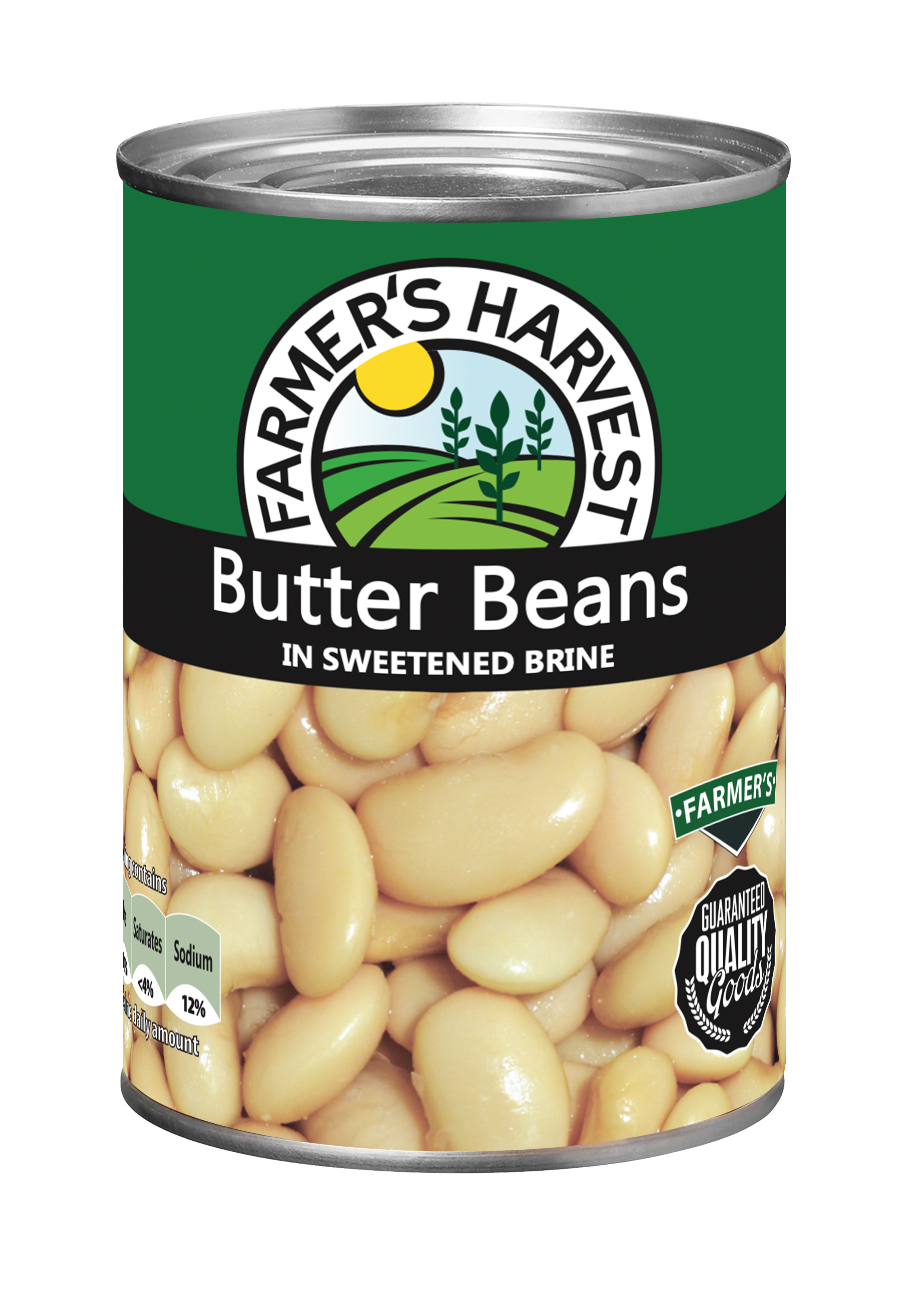 FARMERS HARVEST Butter Beans 410g