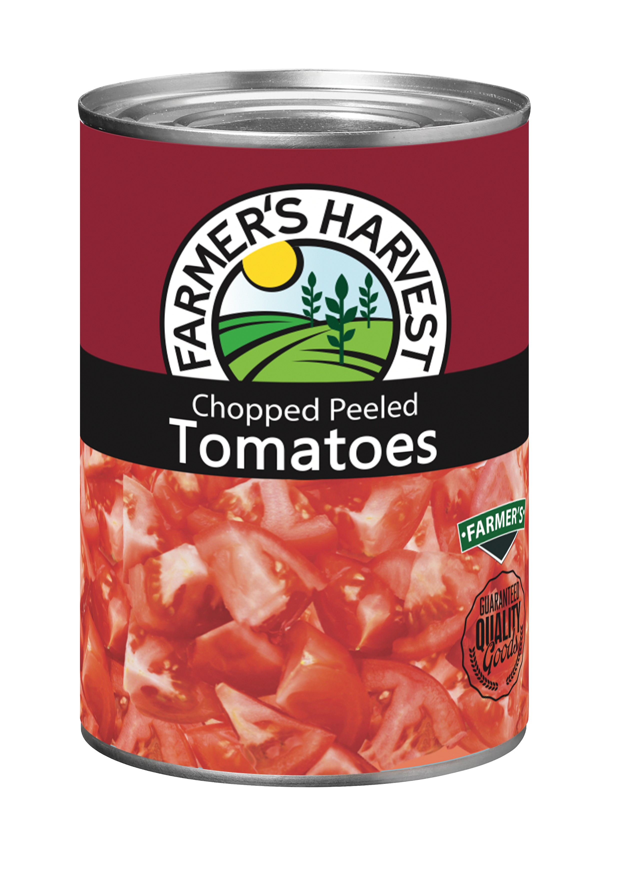 FARMERS HARVEST Chopped (Peeled) Tomato 410g x 12