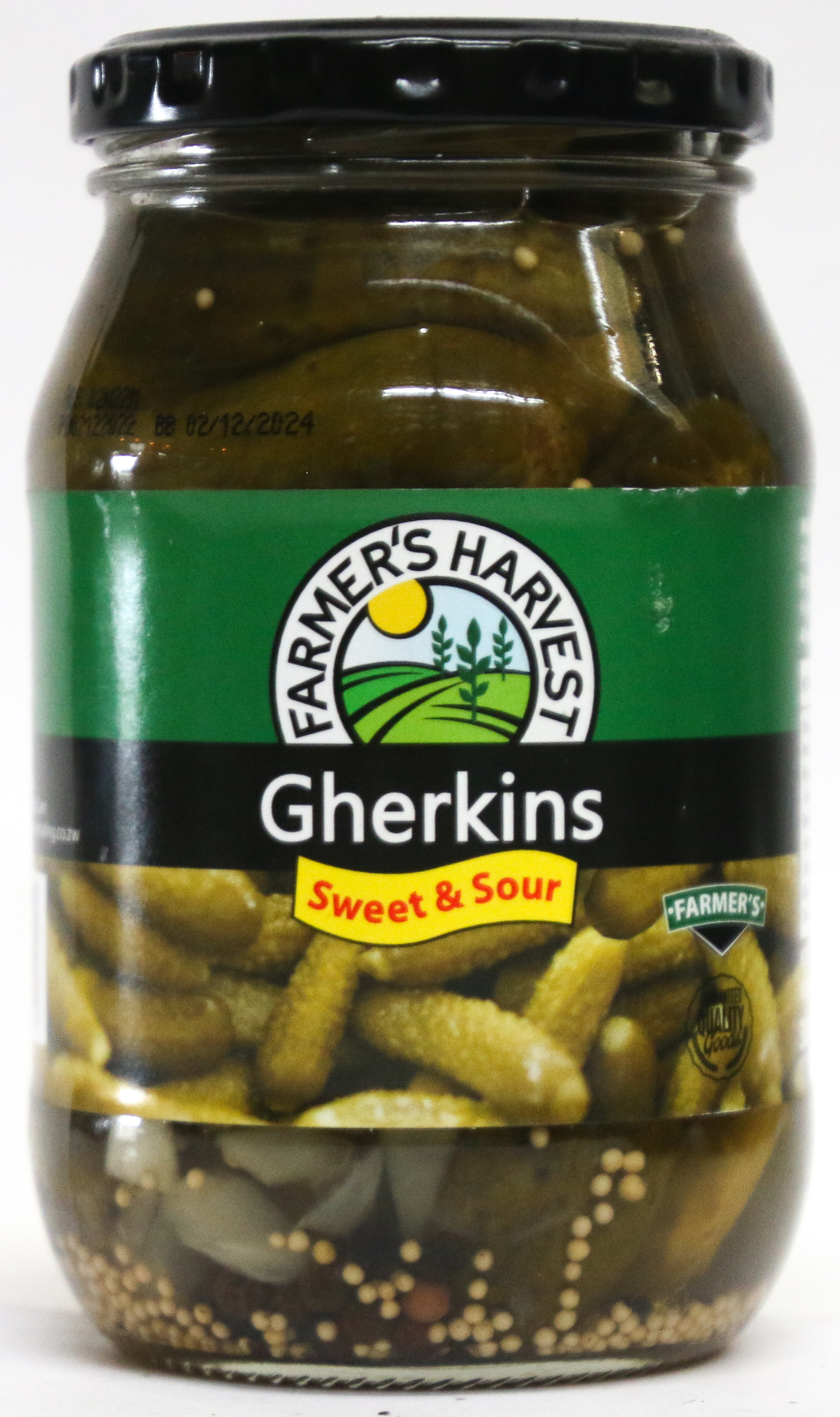 FARMERS HARVEST Gherkins Sweet & Sour 375ml