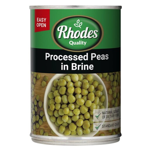 RHODES Processed Peas 410g x 12
