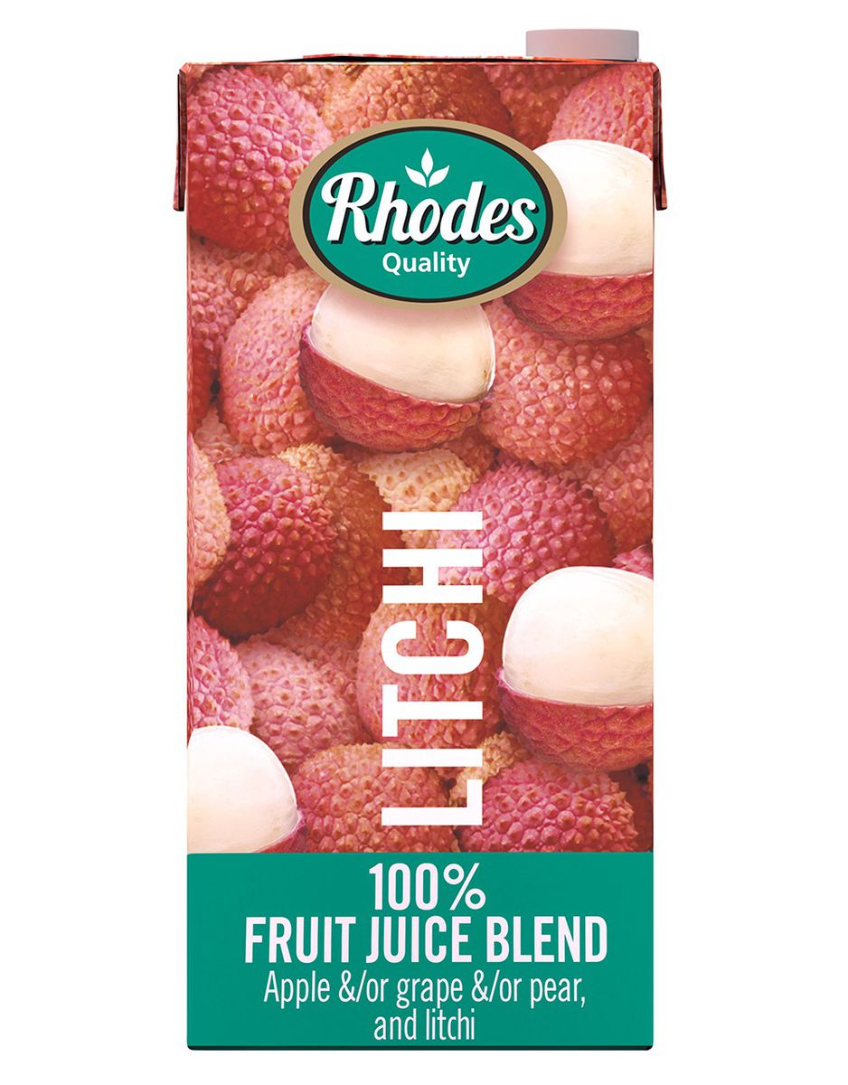 RHODES 100% Fruit Juice - Litchi 1lt
