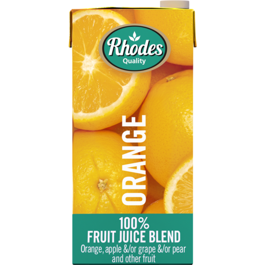RHODES 100% Fruit Juice - Orange 1lt x 12