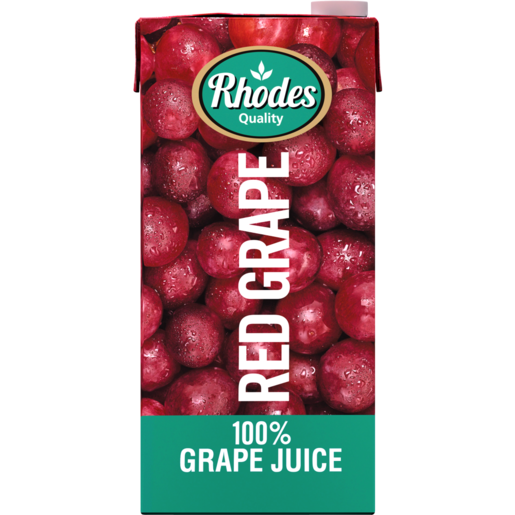 RHODES 100% Fruit Juice - Red Grape 1lt x 12