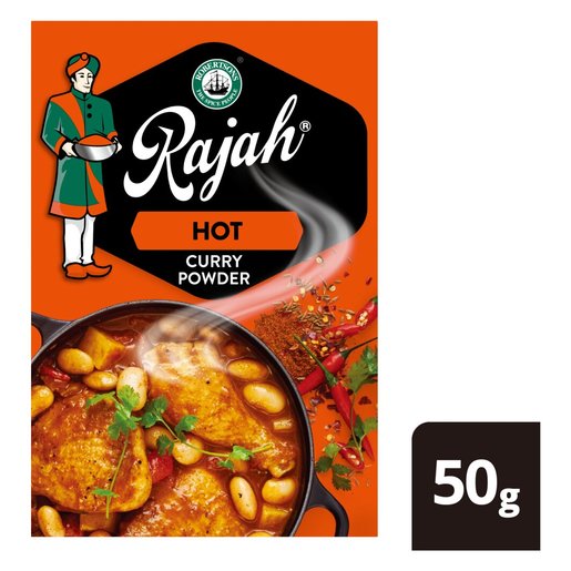 RAJAH Curry Powder Hot 50g x 4 x 10
