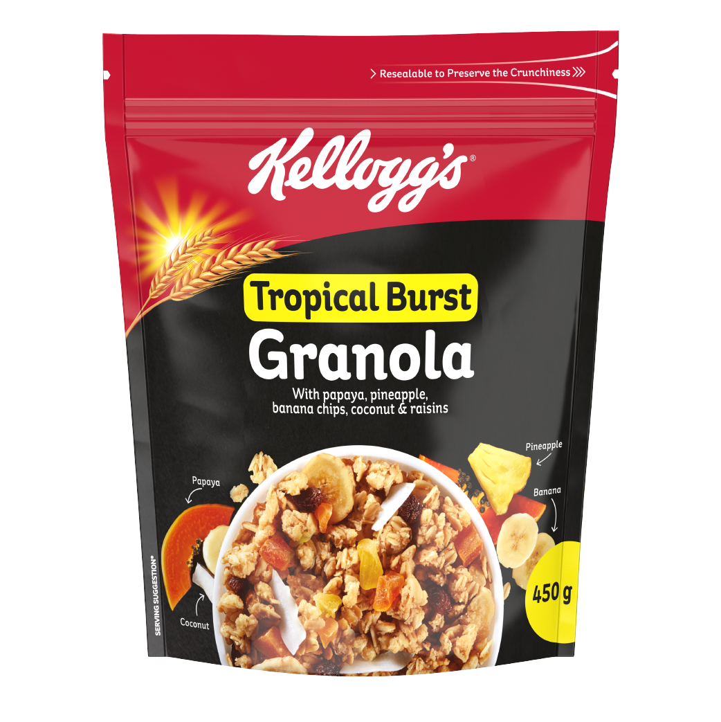 KELLOGGS Granola - Tropical Burst 450g x 12