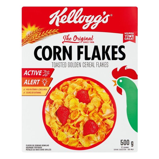 KELLOGG'S Corn Flakes 500g x 28