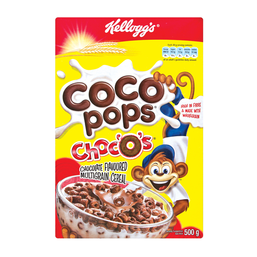 KELLOGG'S Coco Pops Choc 'O's 500 x 16