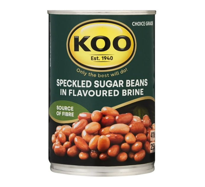 KOO Baked  Speckled Sugar Beans 410g x 12