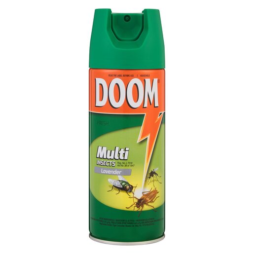 DOOM Insect Spray - Fresh Lavender 300ml x 6