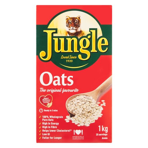 JUNGLE Oats (Box) 1kg x 24