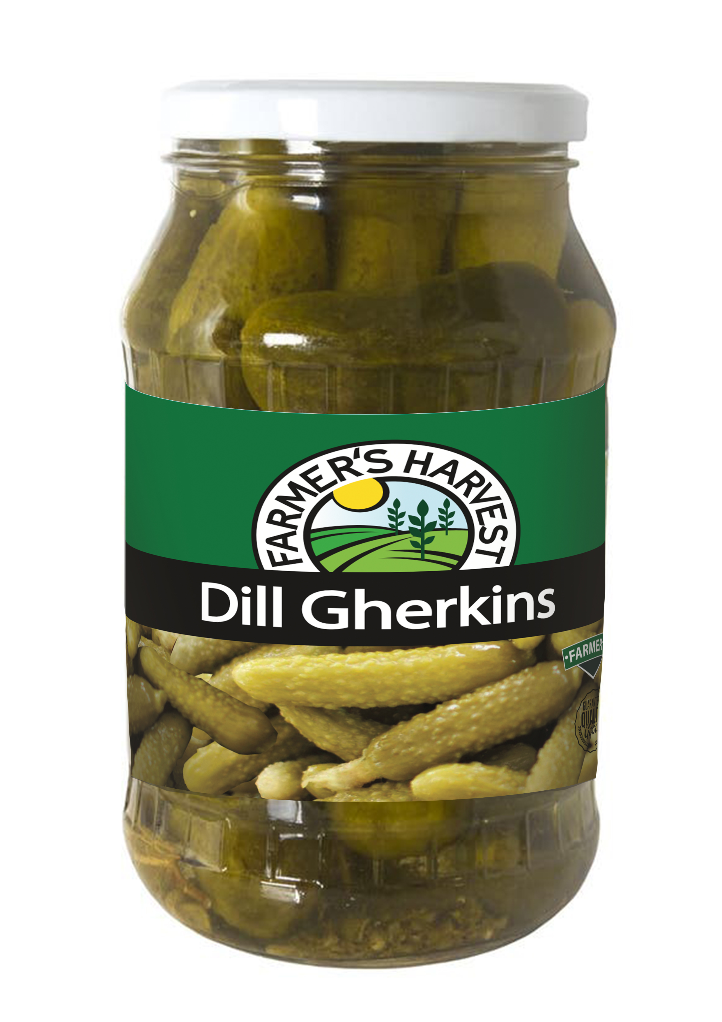 FARMERS HARVEST Pickled Dill Gherkins 380g x 12