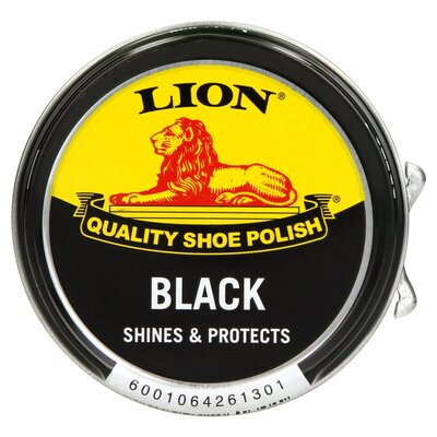 LION Shoe Polish - Black 50ml