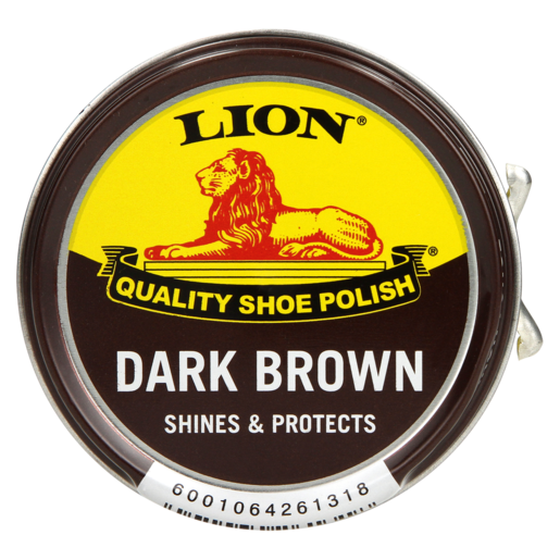 LION Shoe Polish - Dark Brown 50ml x 72