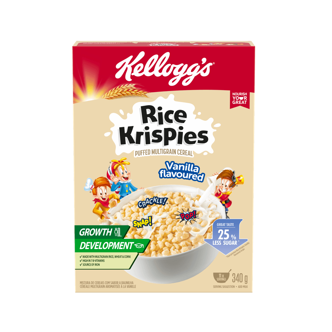 KELLOGG'S Rice Krispies - Vanilla 340g x 16