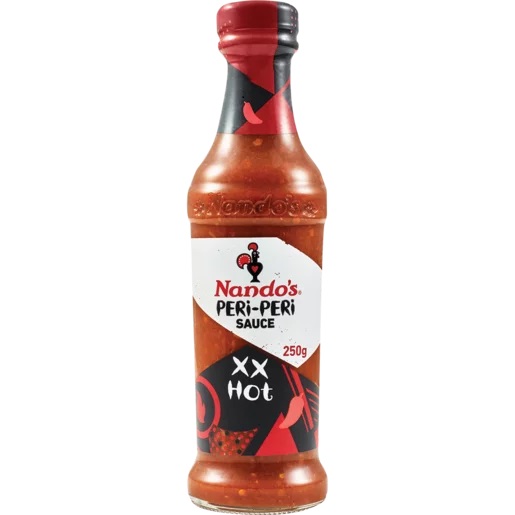 NANDOS EXTRA-EXTRA HOT PERI PERI SAUCE 250ml x 6