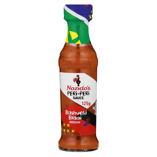 NANDO'S BUSHVELD BRAAI PERI-PERI SAUCE 125ml x 6
