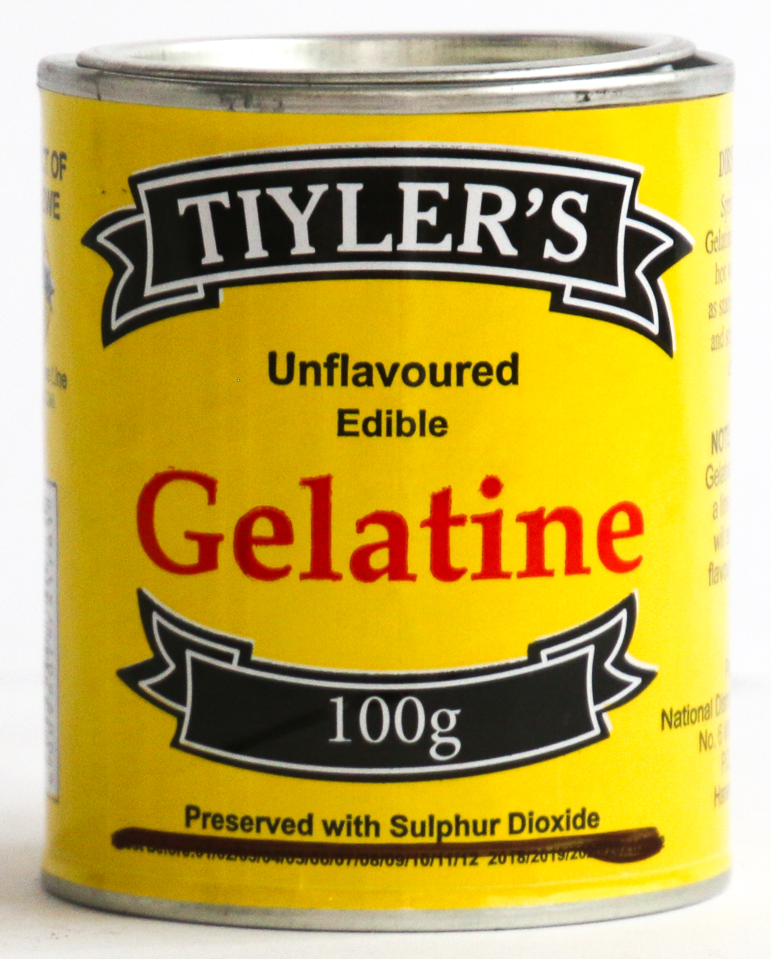 TIYLERS Edible Gelatine 100g