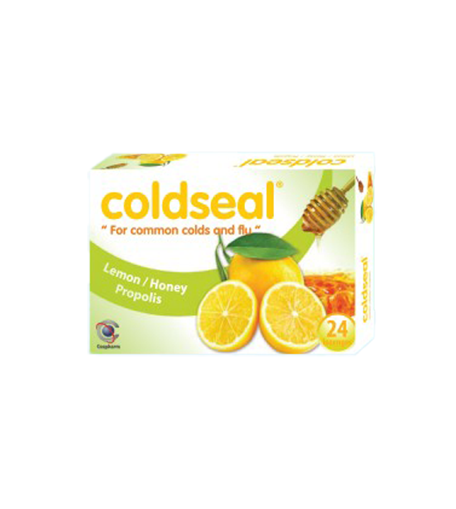 COLDSEAL Throat Lozenge -  Lemon & Honey 24's