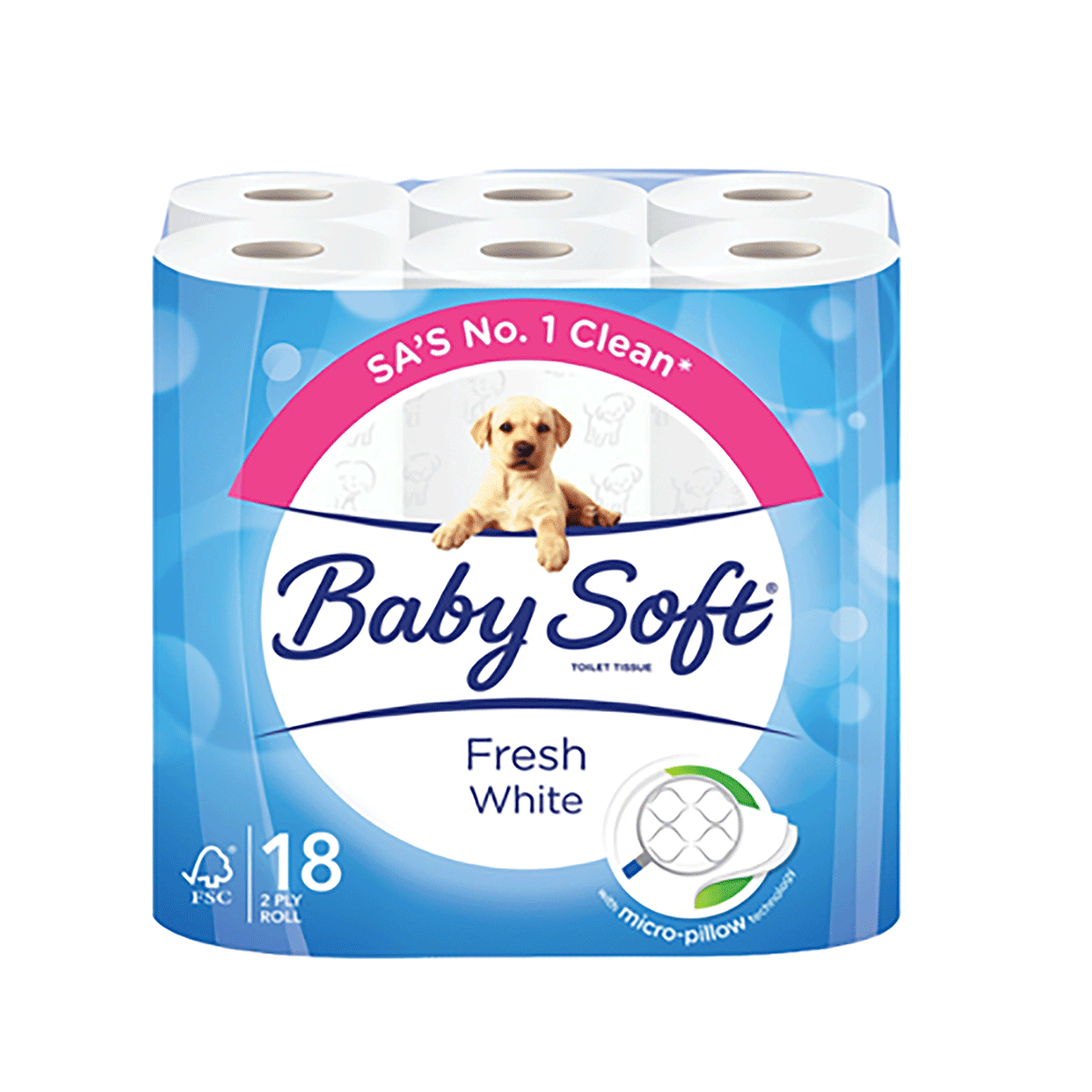 BABY SOFT Tissue Paper 2Ply 350 18s
