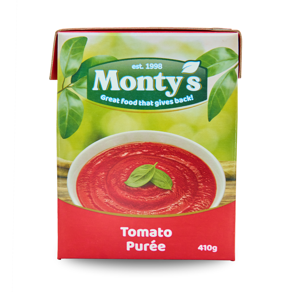 MONTY'S TOMATO PUREE 410g x 12