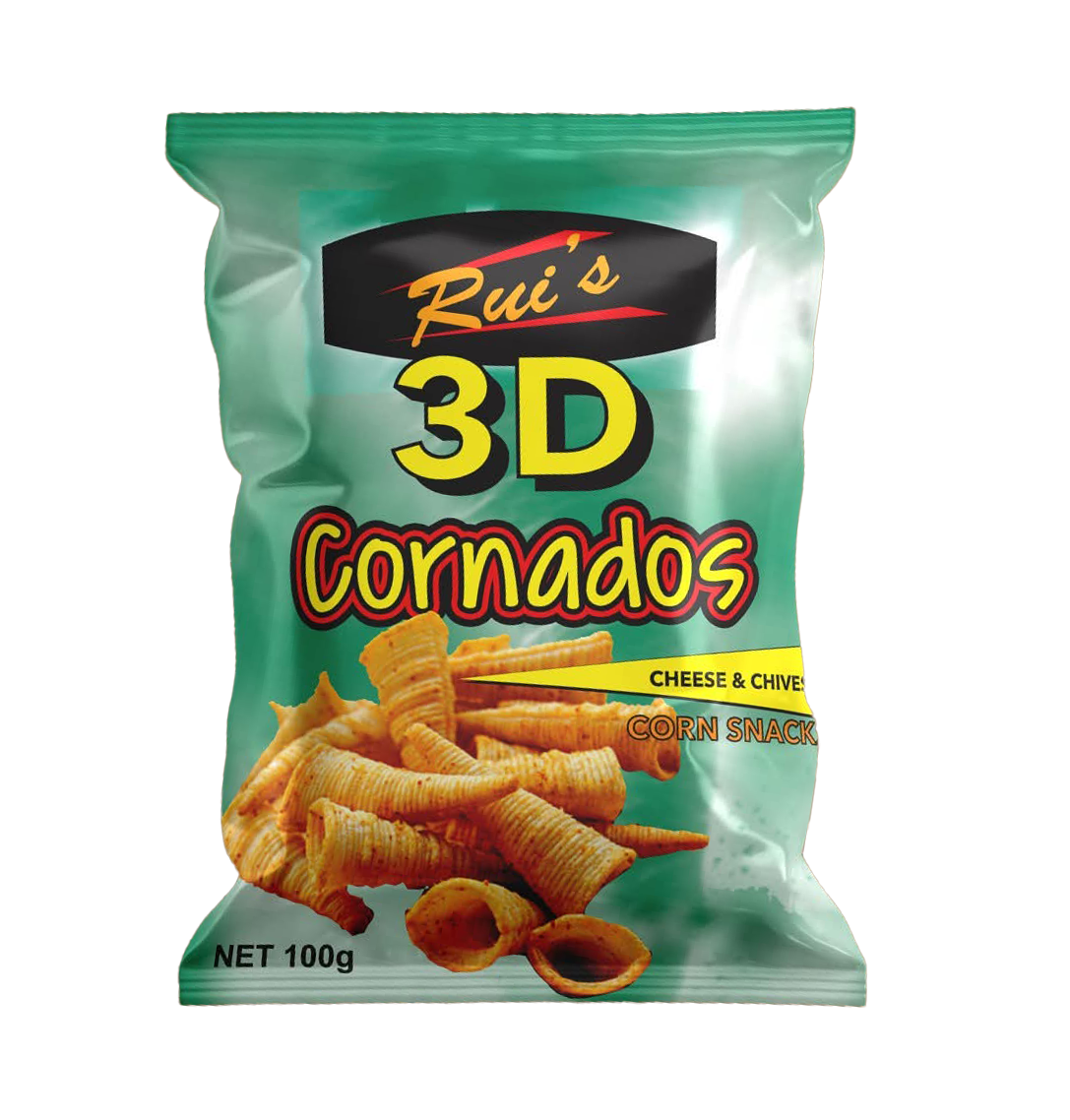 CORNADOS Cheese & Chives 100g x 12