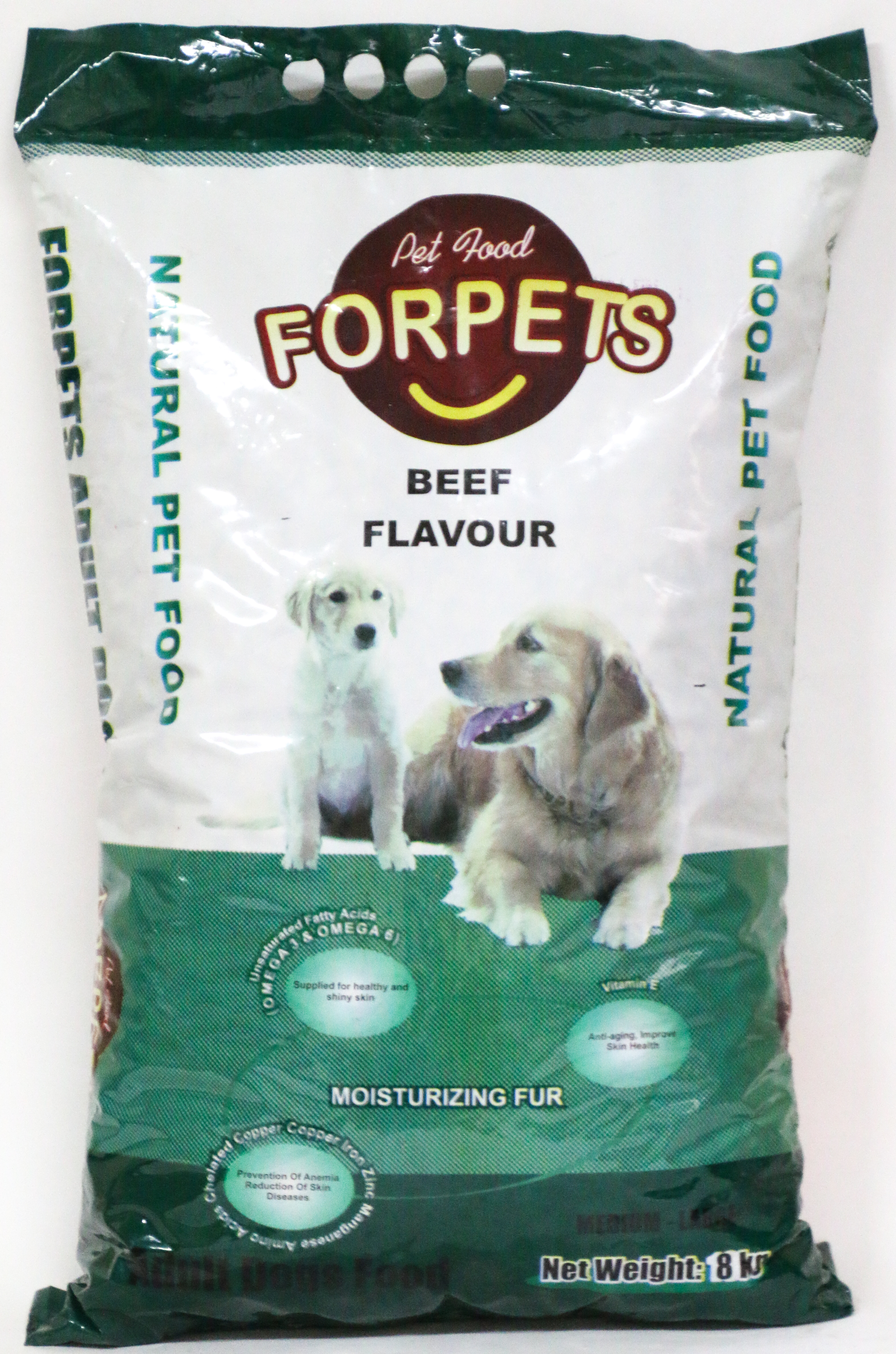 FORPETS Adult Dog Food - Beef 8kg