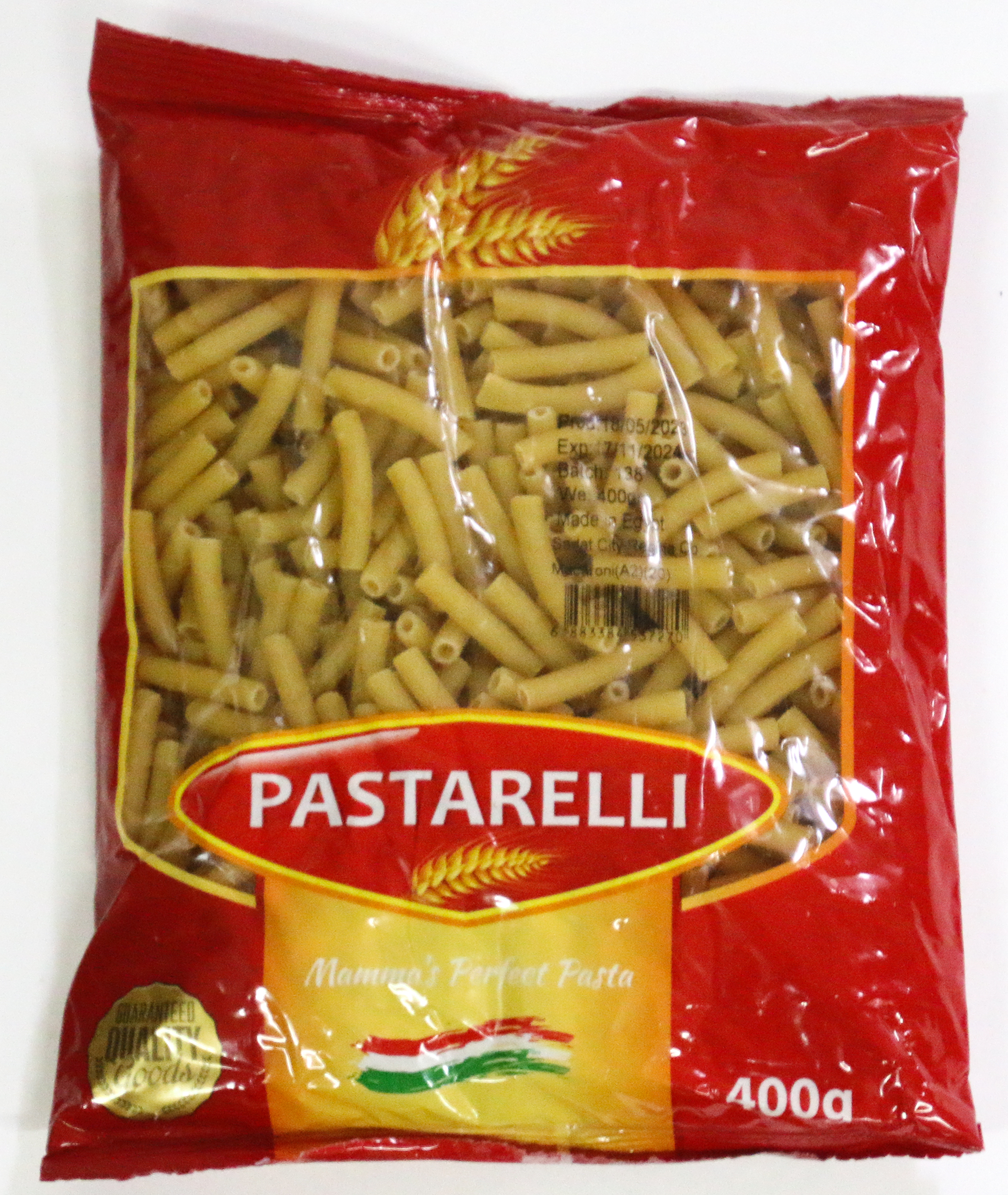 PASTARELLI Macaroni 400g x 20