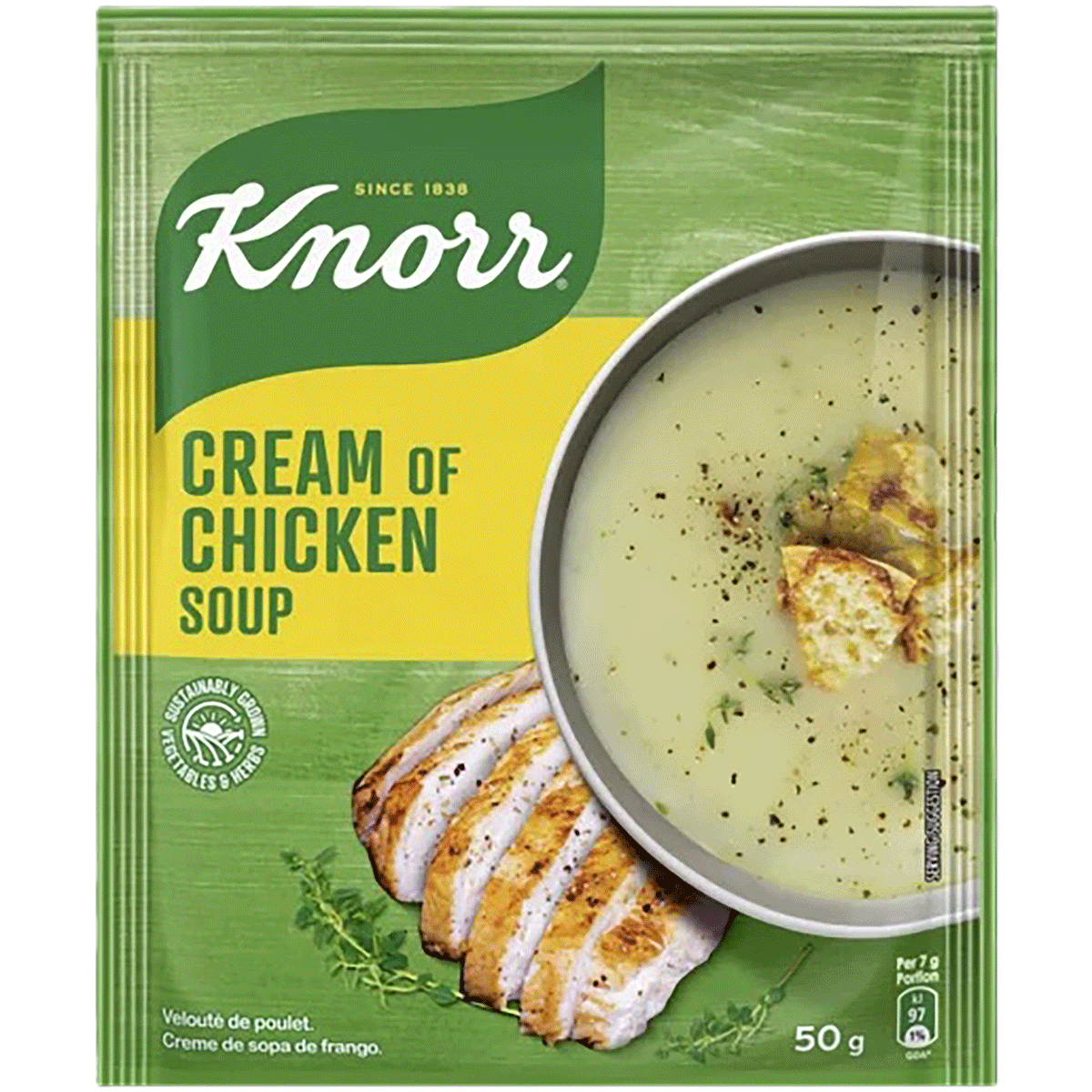 KNORR Soup Cream of Chicken 50g x 10