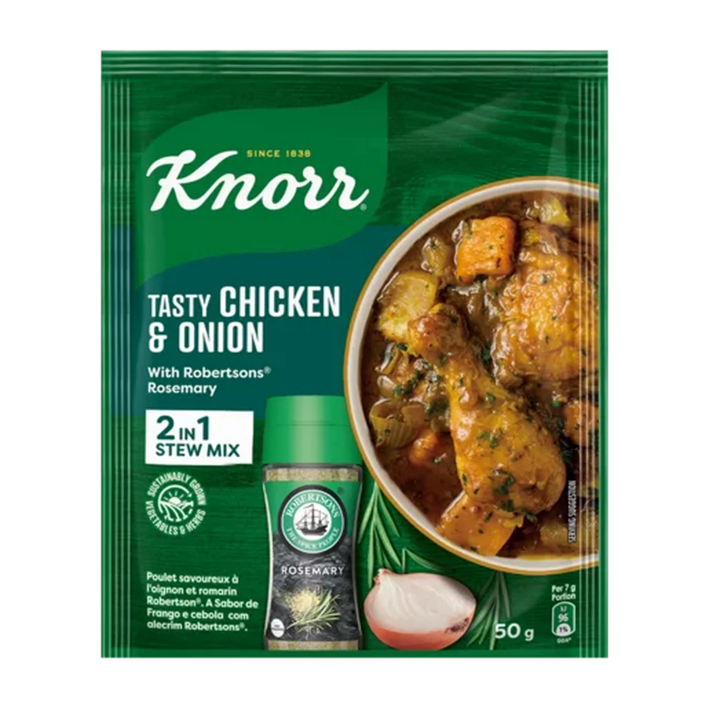 KNORR Tasty Chicken and Onion with Rosemary 50g x 10