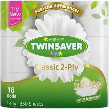 TWINSAVER Tissue Paper 2Ply 18s