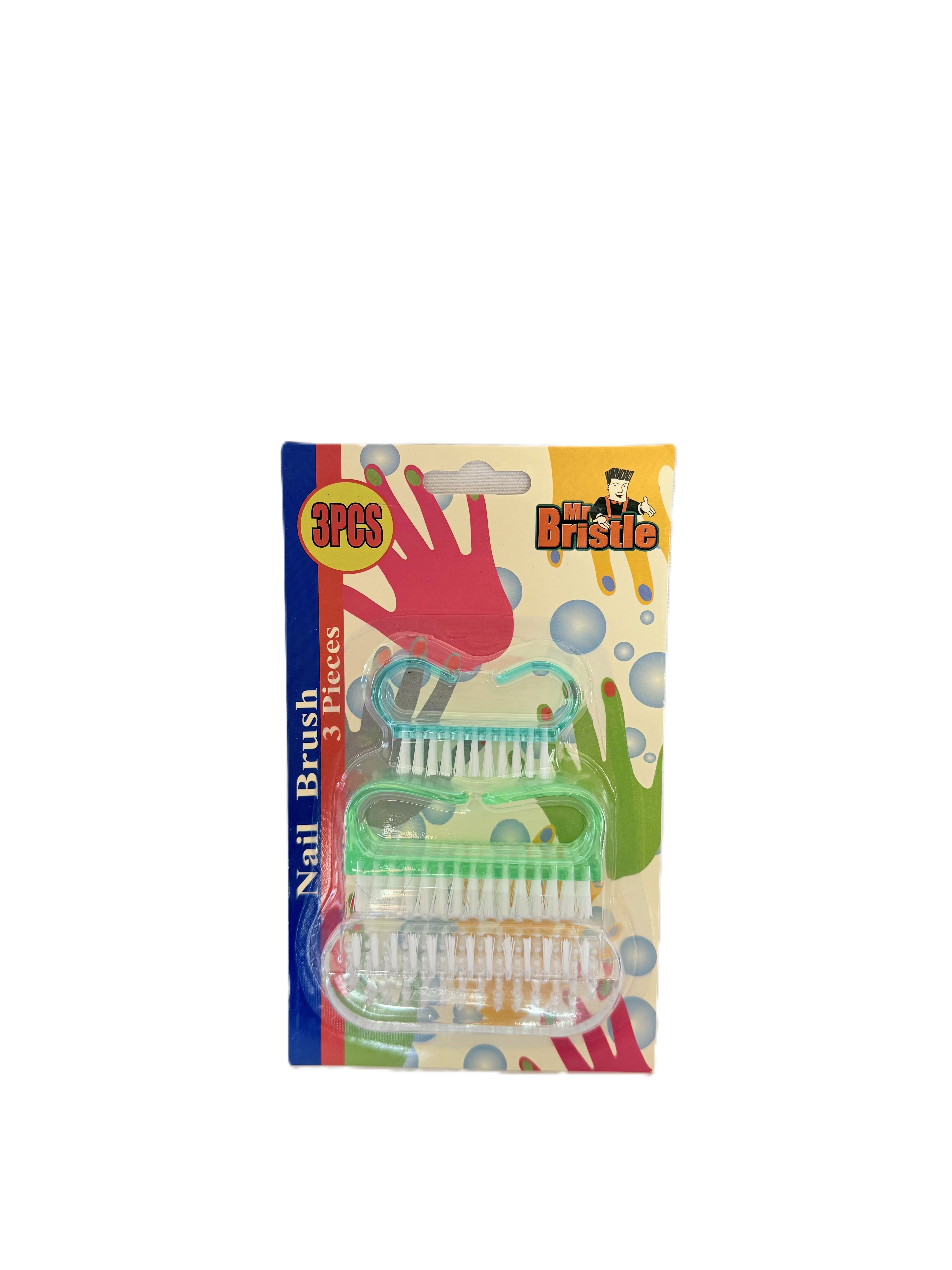 MR BRISTLE Nail Brush (3 Pack)