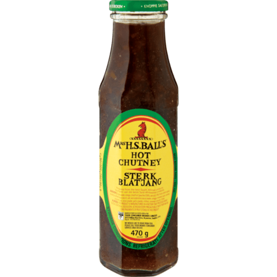 MRS BALLS Hot Chutney 470g