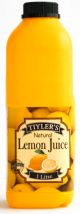 TIYLERS Natural Lemon Juice 1L