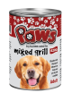 PAWS Dog Food Tin - Mixed Grill 420g