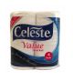 CELESTE Value Tissue Paper 1Ply (350) 4s