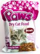 PAWS Dry Cat Food Anchovy  Bags 1kg